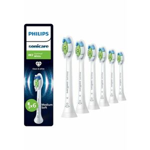 Rezerve Optimal White HX6066/87 - pachet de 6 capete de periere - Standard - click-on - sincronizarea modurilor BrushSync - Alb imagine