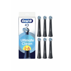 Rezerve periuta de dinti electrica iO Ultimate Clean - compatibile doar cu seria iO - Negru - 6 buc imagine