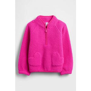 Bluza de trening cu fenta cu fermoar - Fucsia imagine