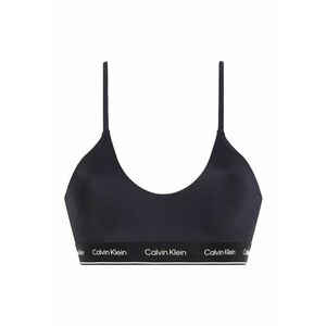 Sutien de baie cu banda logo - Alb/Negru imagine