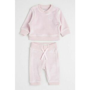 Set de bluza si pantaloni de trening - Roz pal imagine