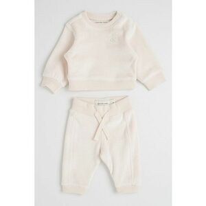 Set de bluza si pantaloni de trening - Crem imagine