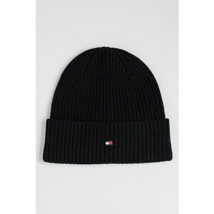 Caciula din casmir cu detaliu cu logo - Negru imagine