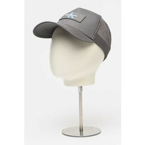 Sapca trucker cu aplicatie logo - Gri carbune imagine