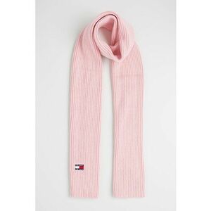 Fular striat din bumbac organic Heritage - Roz pastel imagine