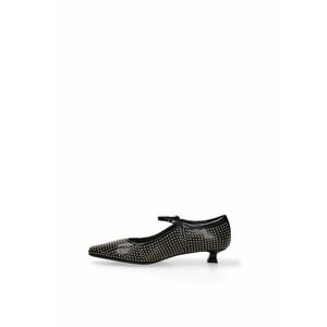 Pantofi Mary Jane din piele - Negru imagine