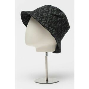 Palarie bucket cu model logo - Negru/Kaki imagine