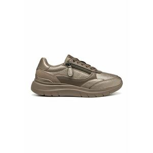 Pantofi sport de piele cu insertii de piele intoarsa - Grej imagine