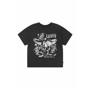 Tricou supradimensionat cu imprimeu logo Retro Dreamer - Alb/Negru imagine