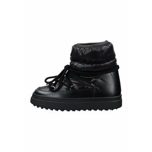 Ghete flatform cu sireturi Snowhill - Negru imagine