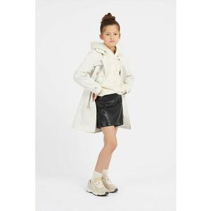 Fusta-pantalon de piele ecologica - Negru imagine