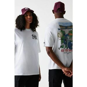 Tricou unisex cu imprimeu - Alb imagine