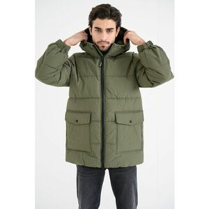 Geaca cu vatelina si buzunare cu clapa Oakfield - Verde imagine