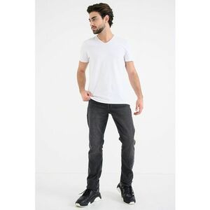 Blugi slim fit Orlanda - Gri inchis imagine