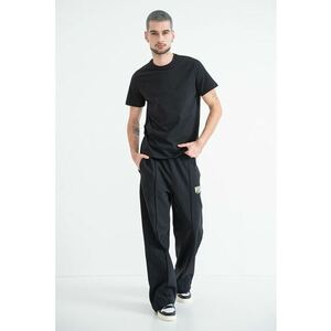 Tricou cu detaliu logo - Negru imagine