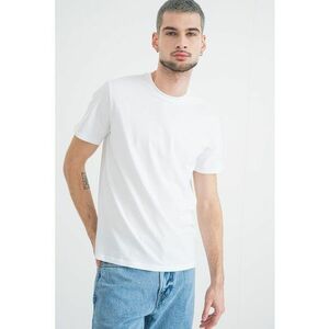 Tricou cu detaliu logo - Alb optic imagine