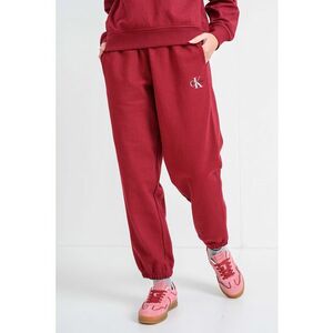 Pantaloni de trening cu talie elastica - Rosu inchis imagine