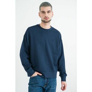 Bluza de trening cu maneci cazute - Bleumarin imagine