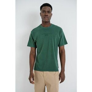 Tricou de bumbac cu logo Vintage - Verde sparanghel imagine