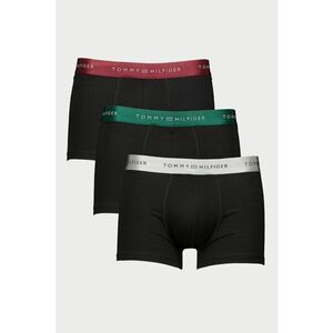 Set de boxeri cu banda logo in talie - 3 perechi - Verde/Visiniu/Negru imagine