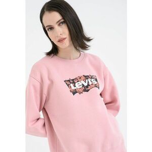 Bluza de trening cu imprimeu logo - Roz prafuit imagine