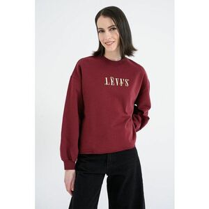 Bluza de trening cu imprimeu logo - Rosu inchis imagine