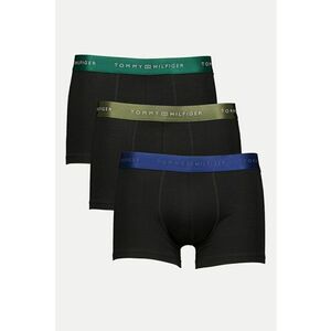 Set de boxeri cu banda logo in talie - 3 perechi - Verde/Negru imagine