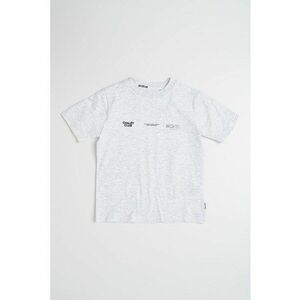 Tricou din bumbac cu imprimeu - Gri deschis melange imagine