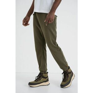 Pantaloni de trening din amestec de bumbac organic - Kaki inchis imagine
