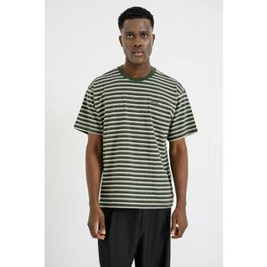 Tricou lejer din bumbac Red Tab™ - Gri/Alb murdar/Verde feriga imagine