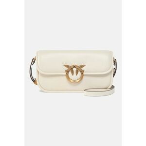 Geanta crossbody de piele - Bej imagine