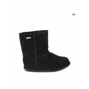 Botine dama - piele naturala - negru - imagine