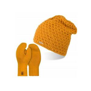 Set Caciula si Manusi Dama Brodrene - Miodie - imagine