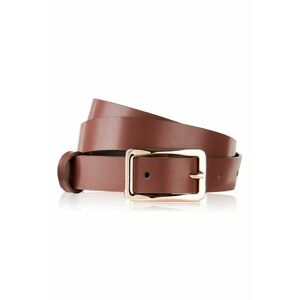 Curea pantaloni de dama din piele Brodrene OPD-06 - Maro imagine