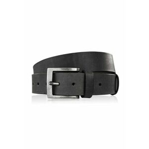 Curea pentru pantaloni din piele pentru barbati Brodrene OPM-13 - Negru imagine