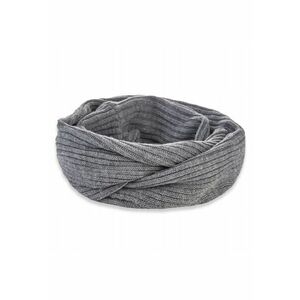 Fular circular dama Brodrene - Acril - 70x40 cm - Gri imagine