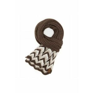 Fular dama Brodrene - Acril - 210x40 cm - Maro imagine