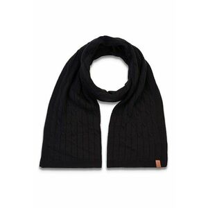 Fular dama Brodrene - Acril - 170x40 cm - Negru imagine