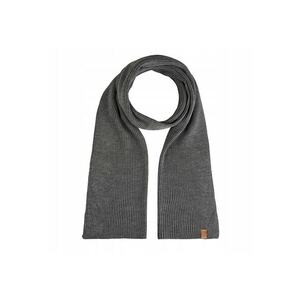 Fular barbati Brodrene - Acril - 170x30 cm - Gri inchis imagine