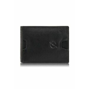 Portofel barbati piele - Husa pentru carduri - Brodrene - G-11 MN - rfid - Maro imagine