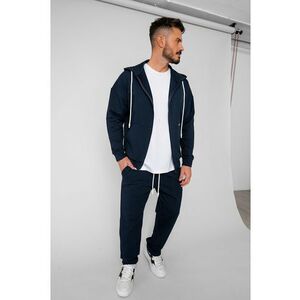 Set Loren din bumbac Jacheta si pantalon Navy 19302 - Bleumarin imagine