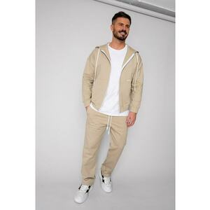 Set Loren din bumbac Jacheta si pantalon Dusty Grey 19297 - Gri imagine