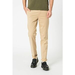 Pantaloni chino cu croiala slim-fit - Maro camel imagine