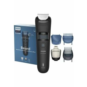 Aparat de tuns barba BT5775/15 cu lame integral metalice cu autoascutire - 40 de setari lungime (0 -5-20 mm) - autonomie 100 min - colector de par - trimmer pentru detalii - trimmer extra-lat - 2 piepteni - cablu USB incarcare imagine