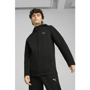 Hanorac cu fermoar si maneci raglan - Negru imagine