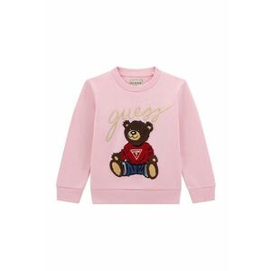 Bluza de trening din bumbac cu logo aplicat - Rosu/Maro/Roz pastel imagine