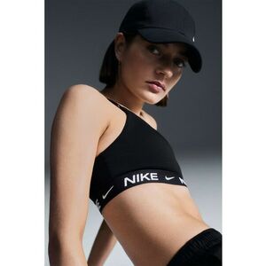 Bustiera cu bretele ajustabile si tehnologie Dri-Fit pentru fitness - Negru/Negru stins imagine