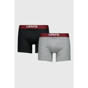 Set de boxeri din amestec de bumbac organic - 2 perechi - Negru/Gri imagine