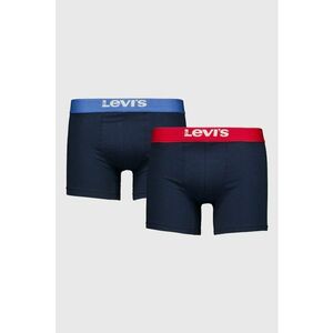 Set de boxeri din amestec de bumbac organic - 2 perechi - Bleumarin imagine