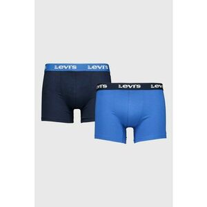 Set de boxeri cu banda logo in talie - 2 perechi - Albastru royal/Bleumarin imagine